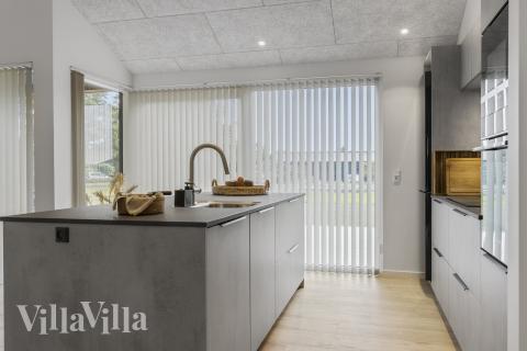 Köket i lyxstuga nr 683 är generöst inrett.