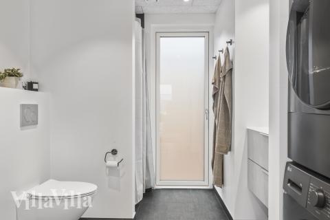 Ett av badrummen i lyxstuga nr 683