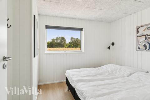 Ett av de 5 utmärkta sovrummen i lyxstuga nr 685 i Nordsjälland.