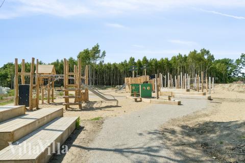 Stort utbud av utomhusaktiviteter vid lyxhus nr 803 i  Østjylland.