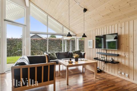 När ni besöker lyxhus nr 268 kan ni mysa tillsammans i sofforna.