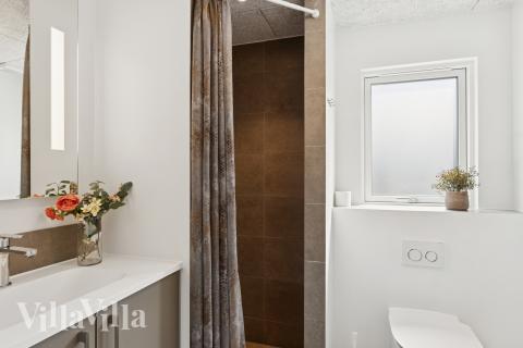 Ett av badrummen i lyxstuga nr 667