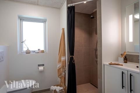 Ett av badrummen i lyxstuga nr 593