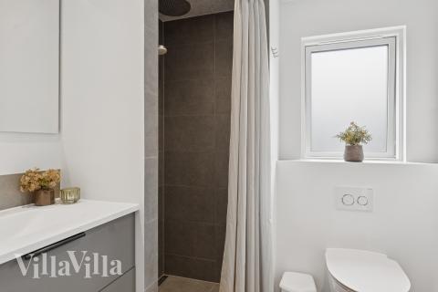 Ett av badrummen i lyxstuga nr 668