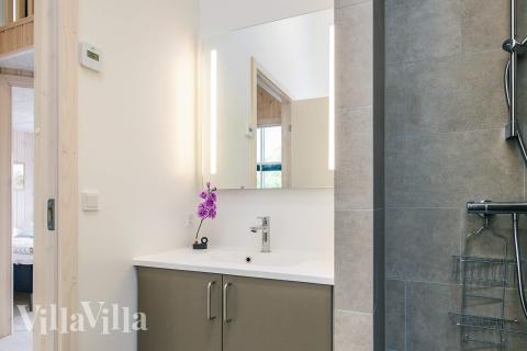 Ett av badrummen i lyxstuga nr 670