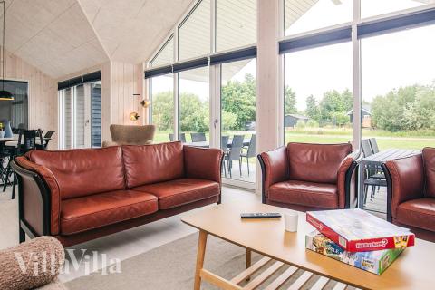 Soffhörnan i lyxstuga 670 i Lolland/Falster/Møn.