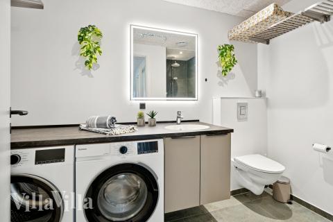 Ett av badrummen i lyxstuga nr 686