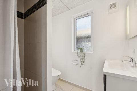 Ett av badrummen i lyxstuga nr 292