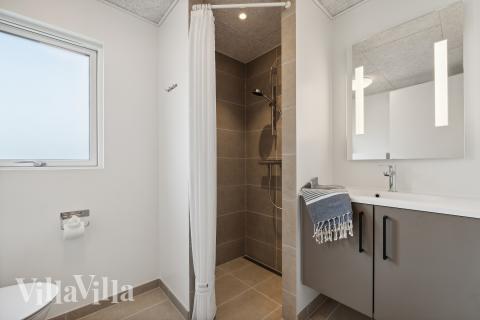 Ett av badrummen i lyxstuga nr 907