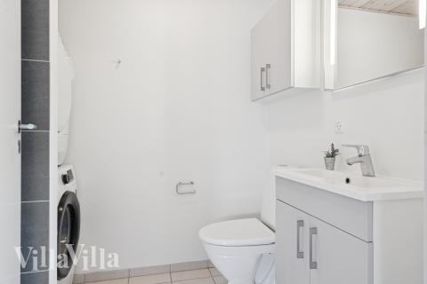 Ett av badrummen i lyxstuga nr 387