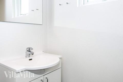 Ett av badrummen i lyxstuga nr 223