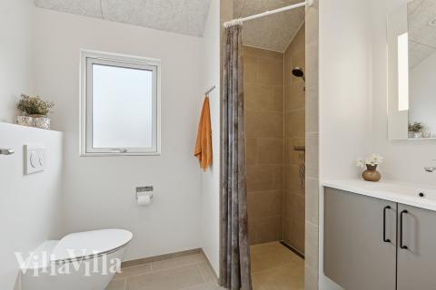 Ett av badrummen i lyxstuga nr 699