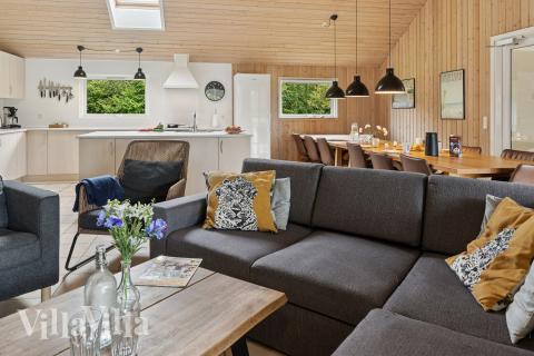 Soffhörnan i lyxstuga 222 i Lolland/Falster/Møn.