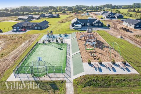 Stort utbud av utomhusaktiviteter vid lyxhus nr 520 i  Sydjylland.