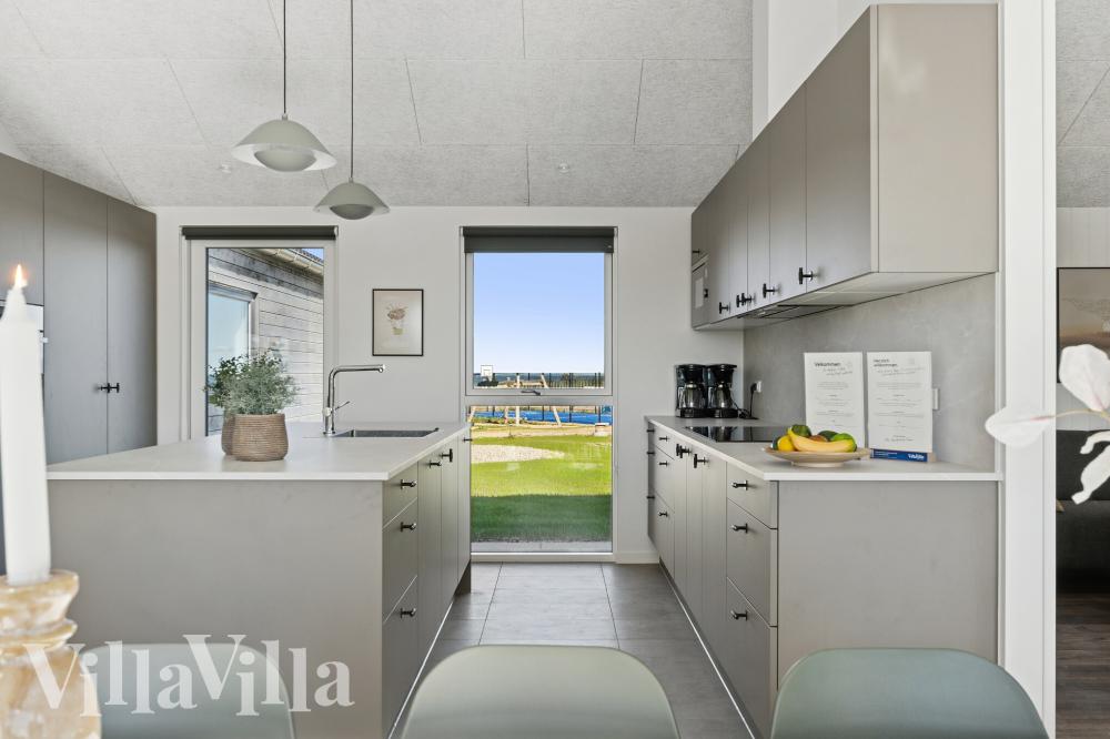 Köket i lyxstuga nr 673 är generöst inrett.