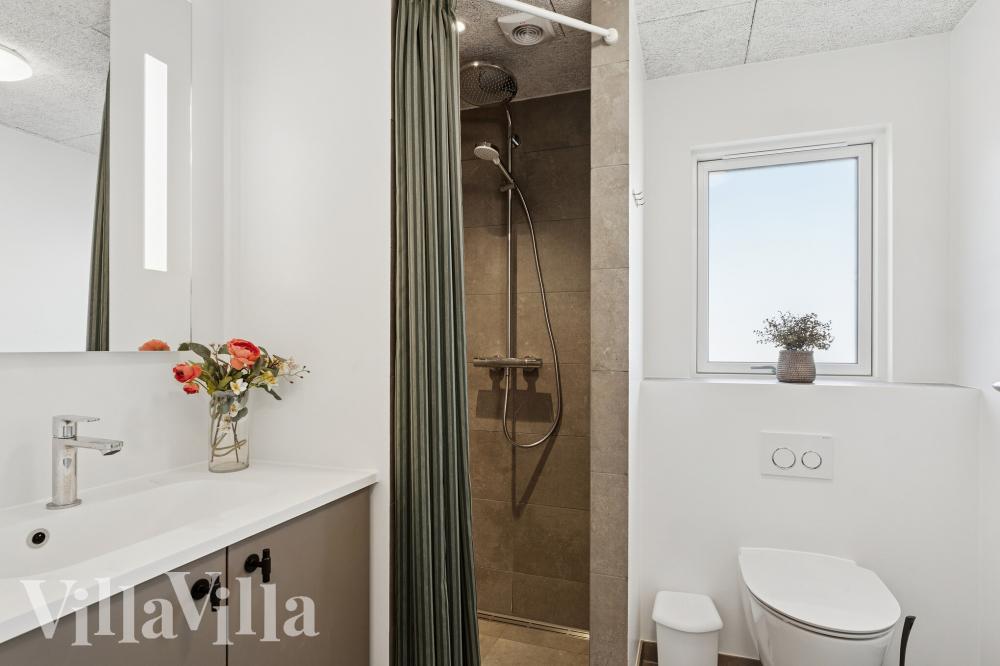 Ett av badrummen i lyxstuga nr 673