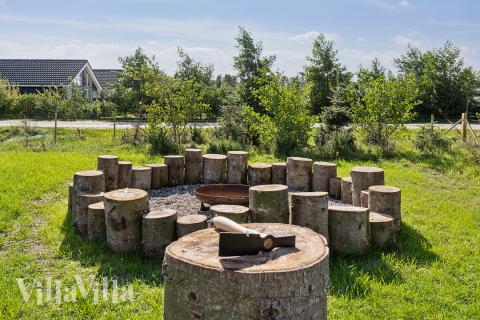 Stort utbud av utomhusaktiviteter vid lyxhus nr 698 i  Vestjylland.