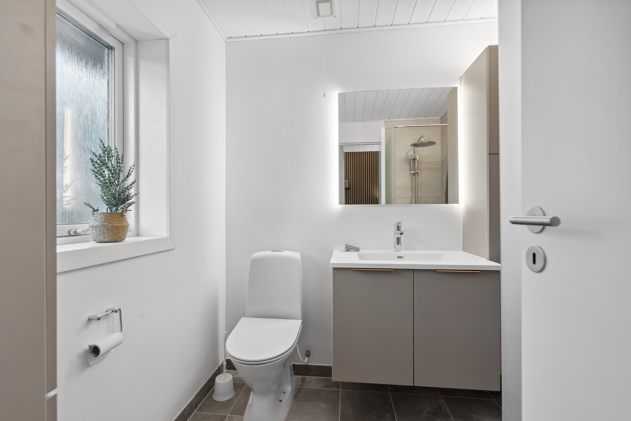 Ett av badrummen i lyxstuga nr 926