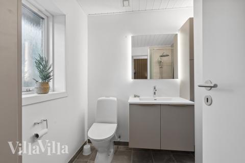 Ett av badrummen i lyxstuga nr 926