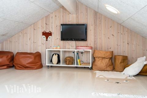 Det stora loftet i lyxstuga nr 293 för 22 personer