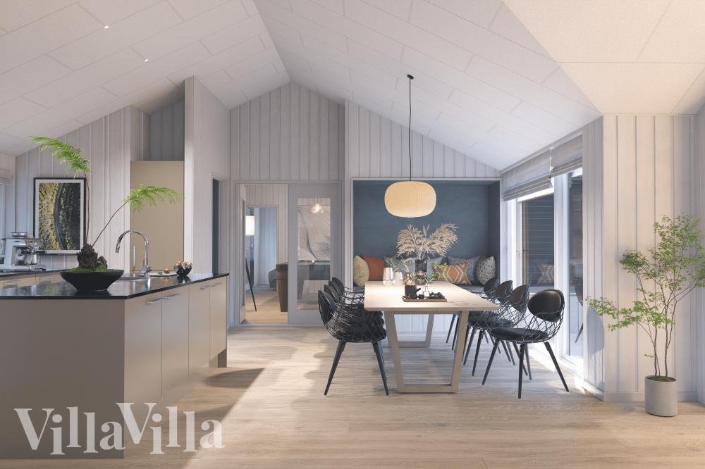 Lyxstuga nr 931 har ett fantastiskt vardagsrum.