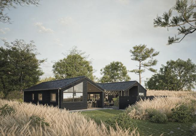 Den behagliga spastugan nr 919 med plats för 12 personer ligger i Fyn och öar