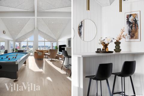 Förutom de många timmar som du kan tillbringa i stugans poolavdelning erbjuder lyxstuga 901 även biljard, bordtennis och dart