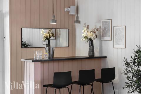 Sommarstuga 802 är utrustad med egen bar