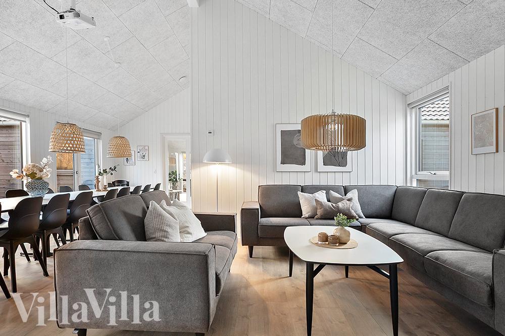 Soffhörnan i lyxstuga 911 i Lolland/Falster/Møn.