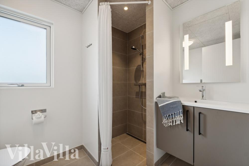 Ett av badrummen i lyxstuga nr 921