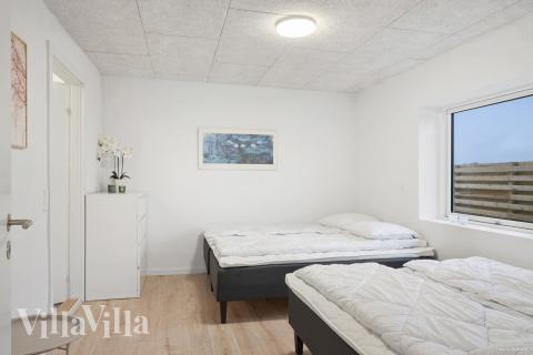 Sovrum i lyxstuga nr 688 i Vestjylland