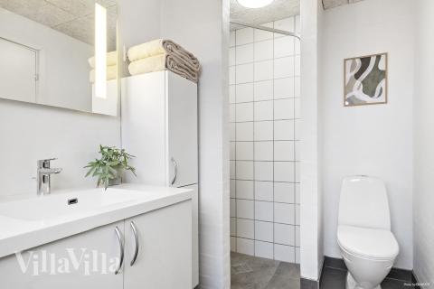 Ett av badrummen i lyxstuga nr 926