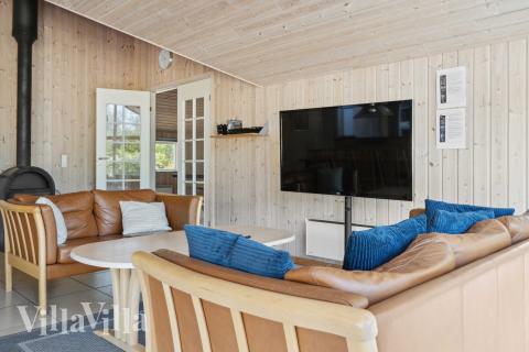 Soffhörnan i lyxstuga 159 i Lolland/Falster/Møn.