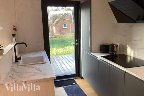 Köket i lyxstuga nr 924 är generöst inrett.