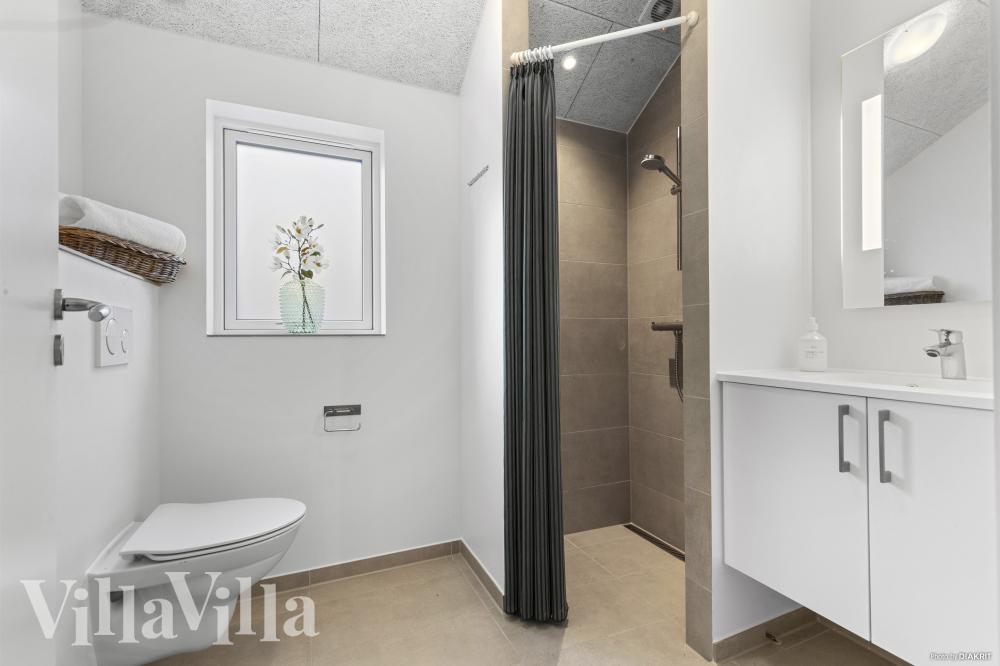 Ett av badrummen i lyxstuga nr 814