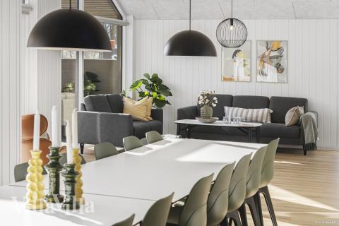 Lyxstuga nr 816 har ett fantastiskt vardagsrum.