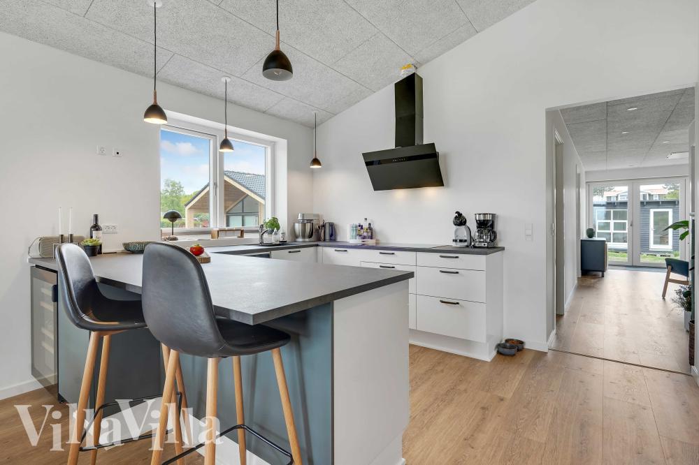 Välinrett kök i lyxstuga nr 950 i Fyn och öar.