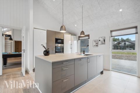 Köket i lyxstuga nr 779 är generöst inrett.