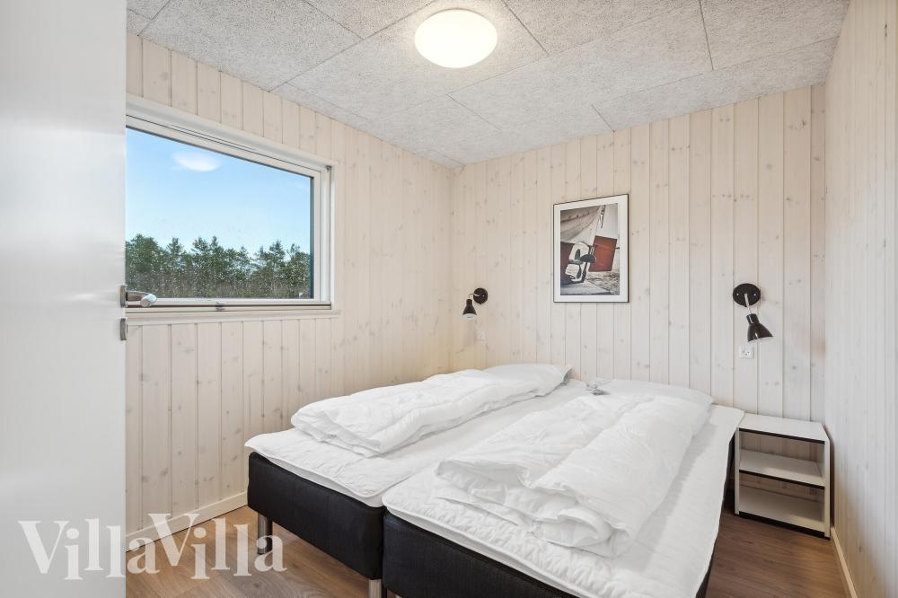 Ett av de 10 utmärkta sovrummen i lyxstuga nr 781 i Tyskland.