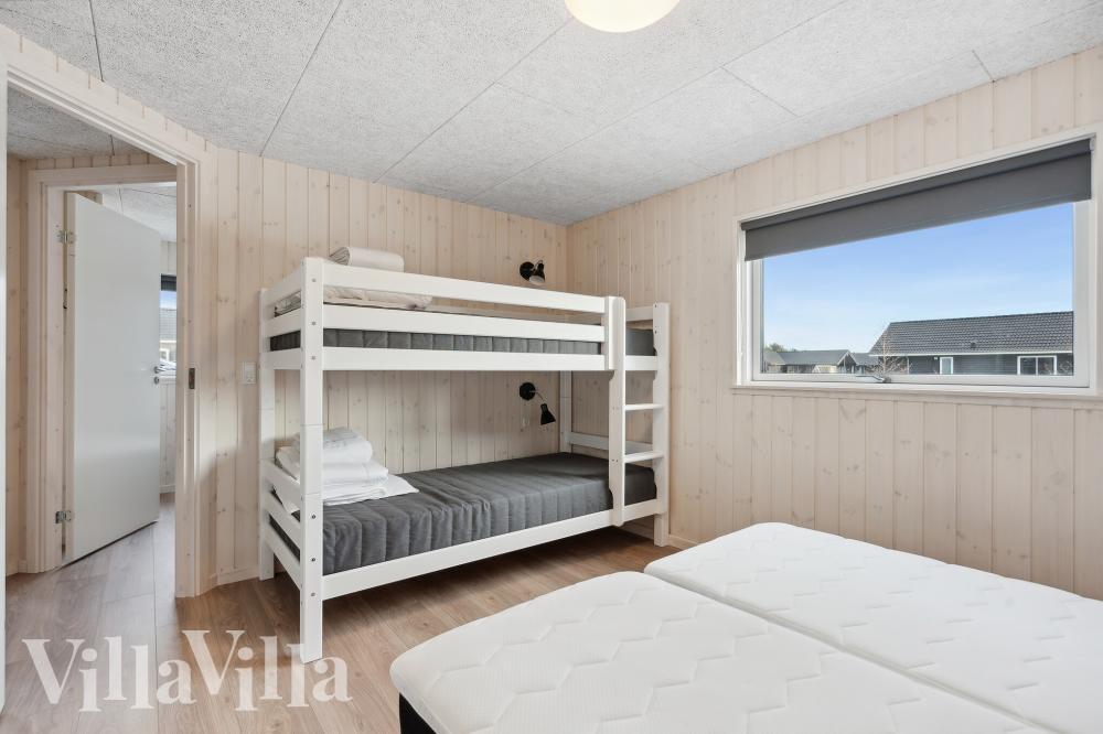 Ett av de 10 utmärkta sovrummen i lyxstuga nr 783 i Tyskland.