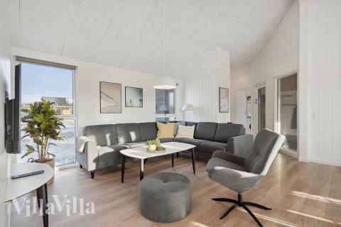 Soffhörnan i lyxstuga 782 i Tyskland.