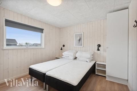 Ett av de 9 utmärkta sovrummen i lyxstuga nr 782 i Tyskland.