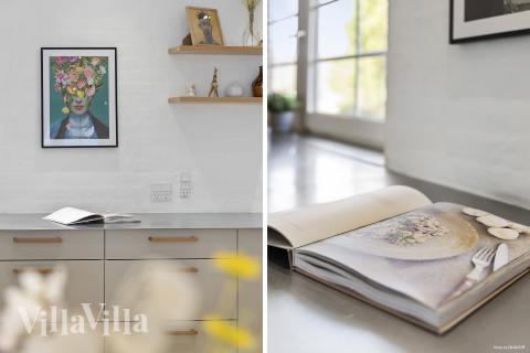 Välinrett kök i lyxstuga nr 145 i Vestjylland.