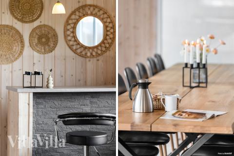 Ni kan sitta 18 personer tillsammans i vardagsrummet när ni besöker lyxhus nr 322 i Fyn och öar.