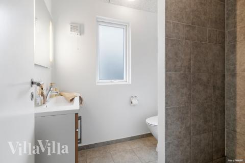 Ett av badrummen i lyxstuga nr 322