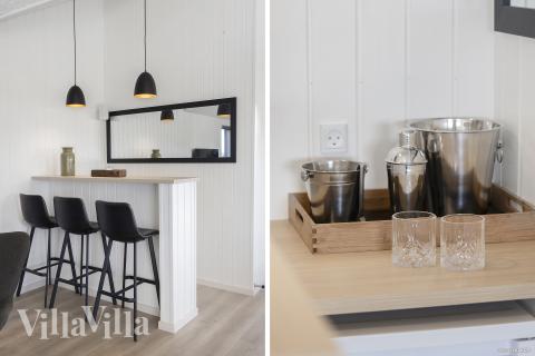 Lyxstuga 907 för 18 personer har ett stort aktivitetsrum med bl.a. biljard och dart