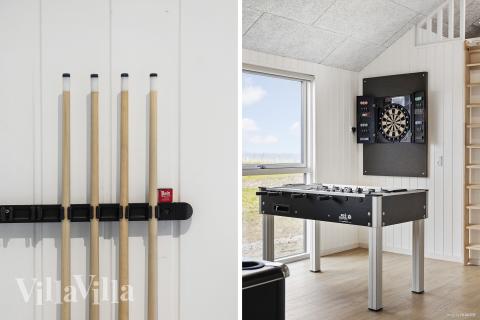 Tävla i sommarhusets aktivitetsrum när ni besöker lyxhus nr 916 i Fyn och öar.