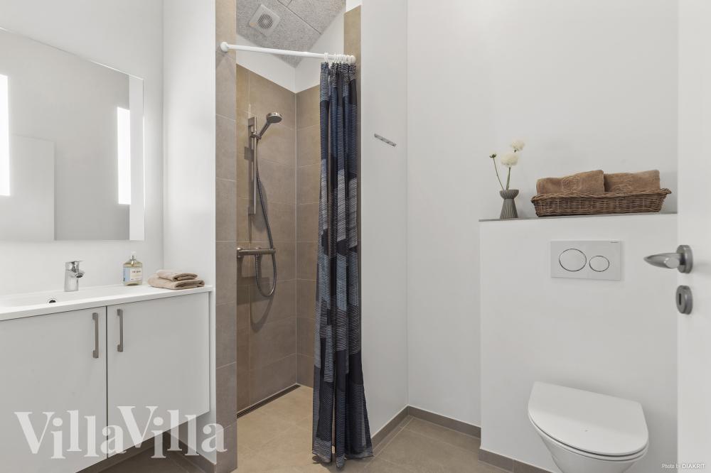 Ett av badrummen i lyxstuga nr 822