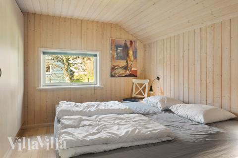 Ett av de 4 utmärkta sovrummen i lyxstuga nr 956 i Lolland/Falster/Møn.