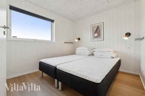 Ett av de 7 utmärkta sovrummen i lyxstuga nr 960 i Lolland/Falster/Møn.